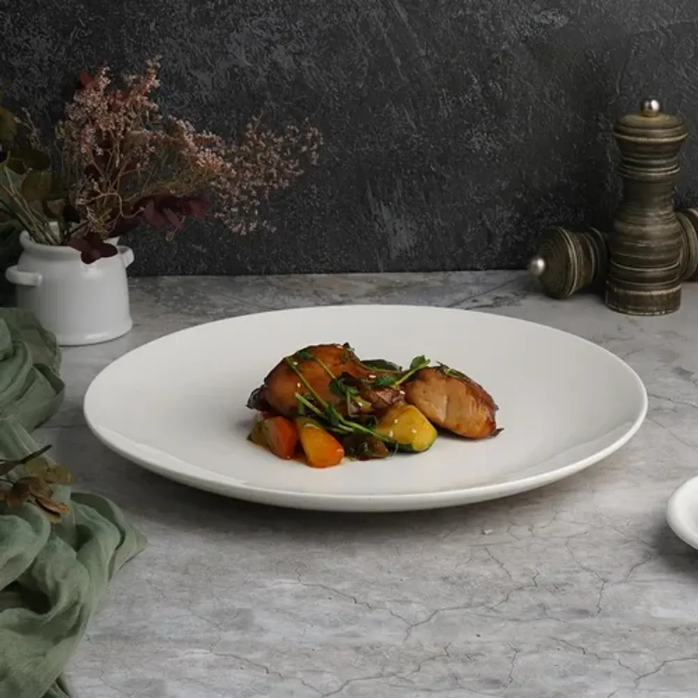 Тарелка d 31 см h1,5 см без борта белая фарфор P.L. Proff Cuisine [3]