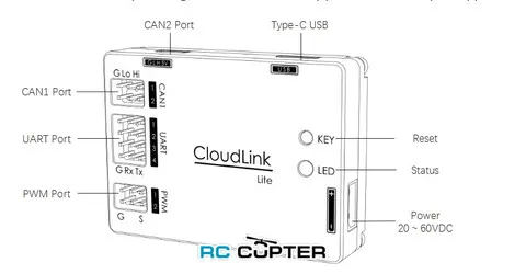 Модуль CLOUDLINK MINI для настройки ВМГ T-Motor серии A и ESC серии VL