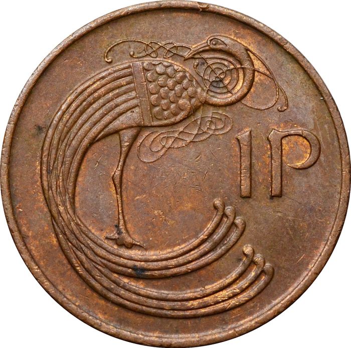 1 пенни 1988-2000 Ирландия