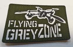 Шеврон Flying Grey Zone (Олива) (G)