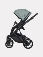 Коляска 2 в 1 Riko Basic Montana Ecco цвет 30 Green-Grey (зеленый-серый)