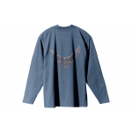 YEEZY x Gap x Balenciaga Dove Longsleeve Tee, темно‑синий