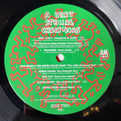 Винтажная виниловая пластинка LP Сборник A Very Special Christmas (Japan 1987) (Obi) (Bon Jovi, Sting, Eurythmics)