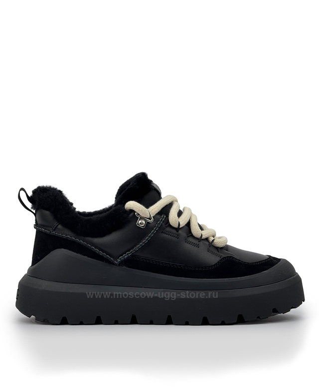MENS HERITAGE UTILITY SNEAKER - Leather Black