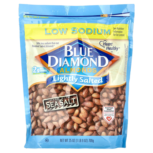 Blue Diamond, Миндаль, малосольный, 709 г (25 унций)