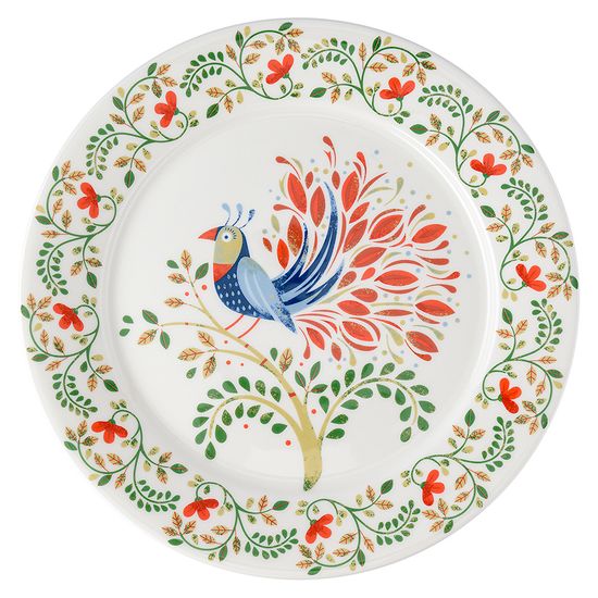Тарелка fantail bird из коллекции birds of paradise, D28 см
