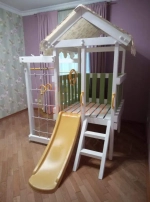 Детский деревянный игровой комплекс Бэби-12 (оливковый)