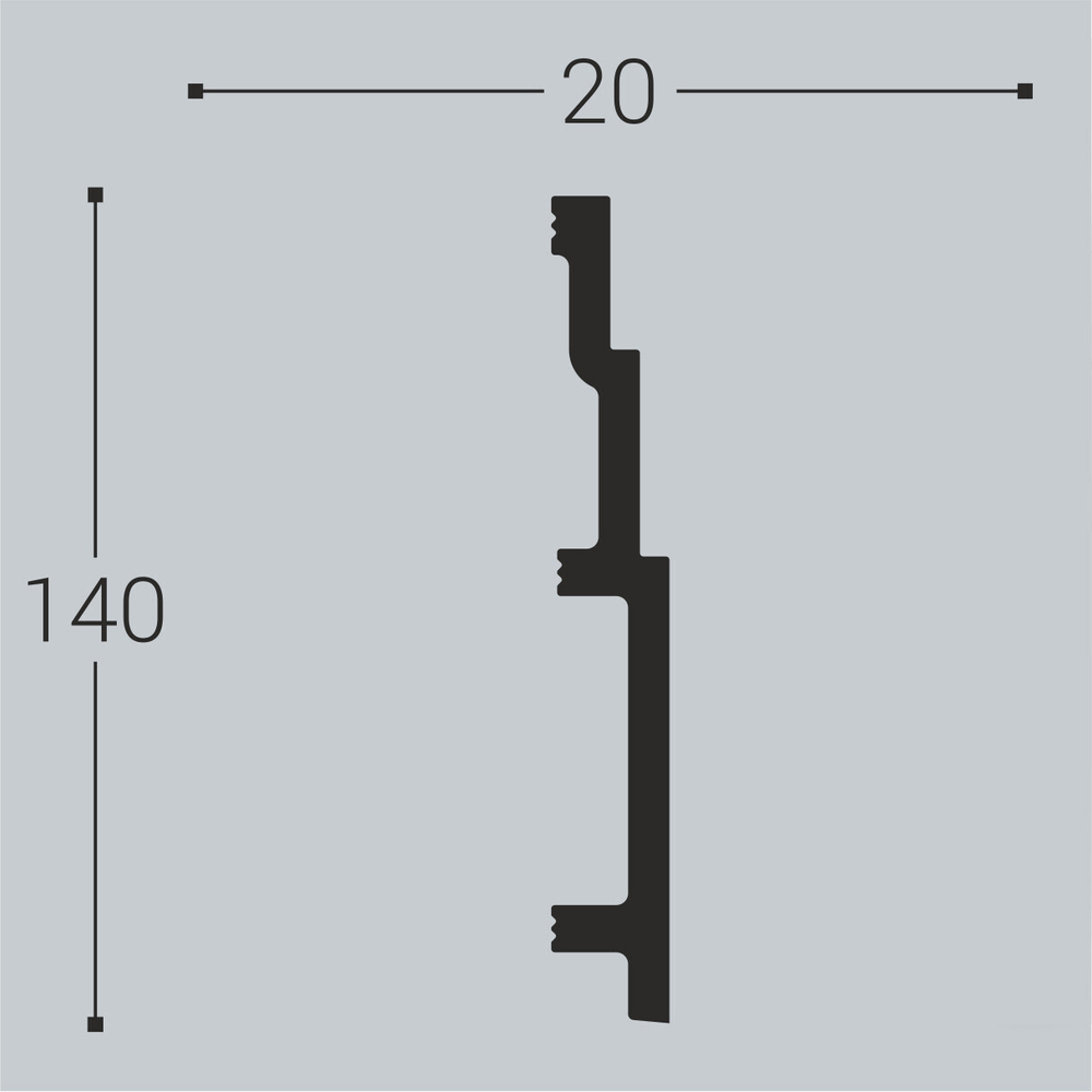 Плинтус П 13