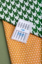 Иглы для швейных машин базовые универсальные 130/705 H, №130, 5 игл, М, Gamma NU №130