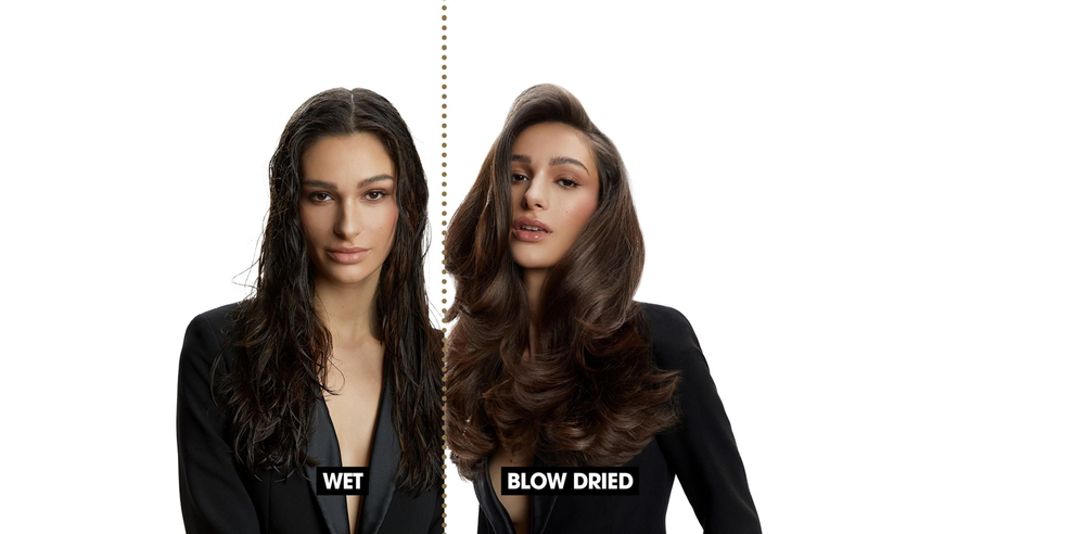 Ghd Фен-щётка Duet Blowdry HAIR DRYER BRUSH IN WHITE с термостойкой косметичкой и щёткой