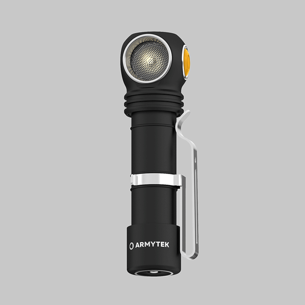 Фонарь налобный Armytek Wizard C2 Pro v4 Magnet USB + ABM01 + 18650, XHP50.2, Теплый свет, 2330 лм, 1x18650