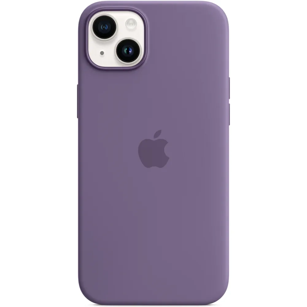 Силиконовый чехол с поддержкой MagSafe Apple Silicone Case для iPhone 14 Plus, Iris (Фиолетовый ирис)