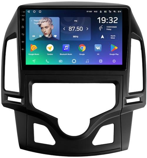 Магнитола для Hyundai i30 2007-2012 (климат) - Teyes CC2 PLUS монитор 9" QLED, Android 10, Быстрая, SIM-слот