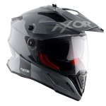 Шлем AXOR X-CROSS DUAL VISOR SC, с визором, цвет светло-серый (XL)