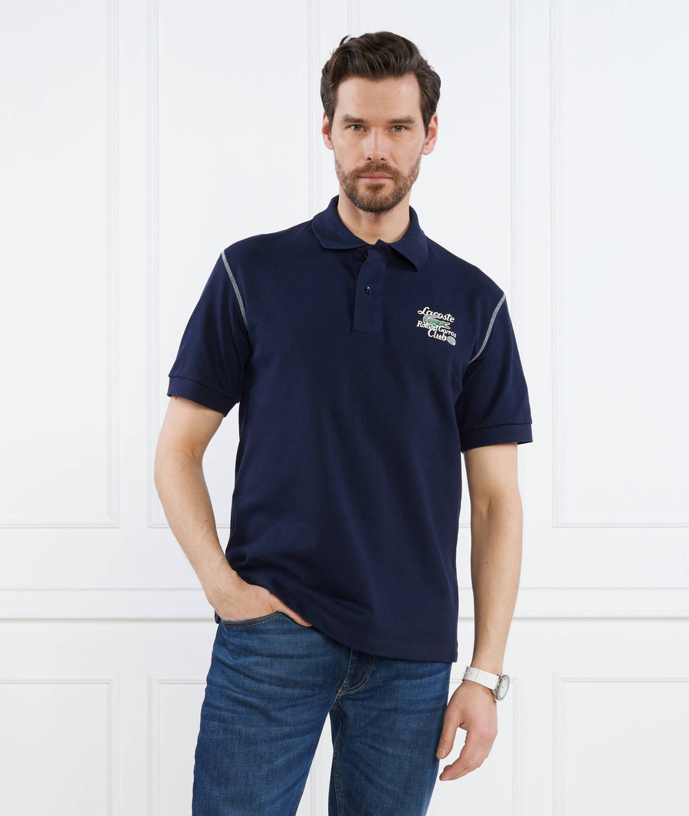 Поло Lacoste - темно-синий(PH6767)