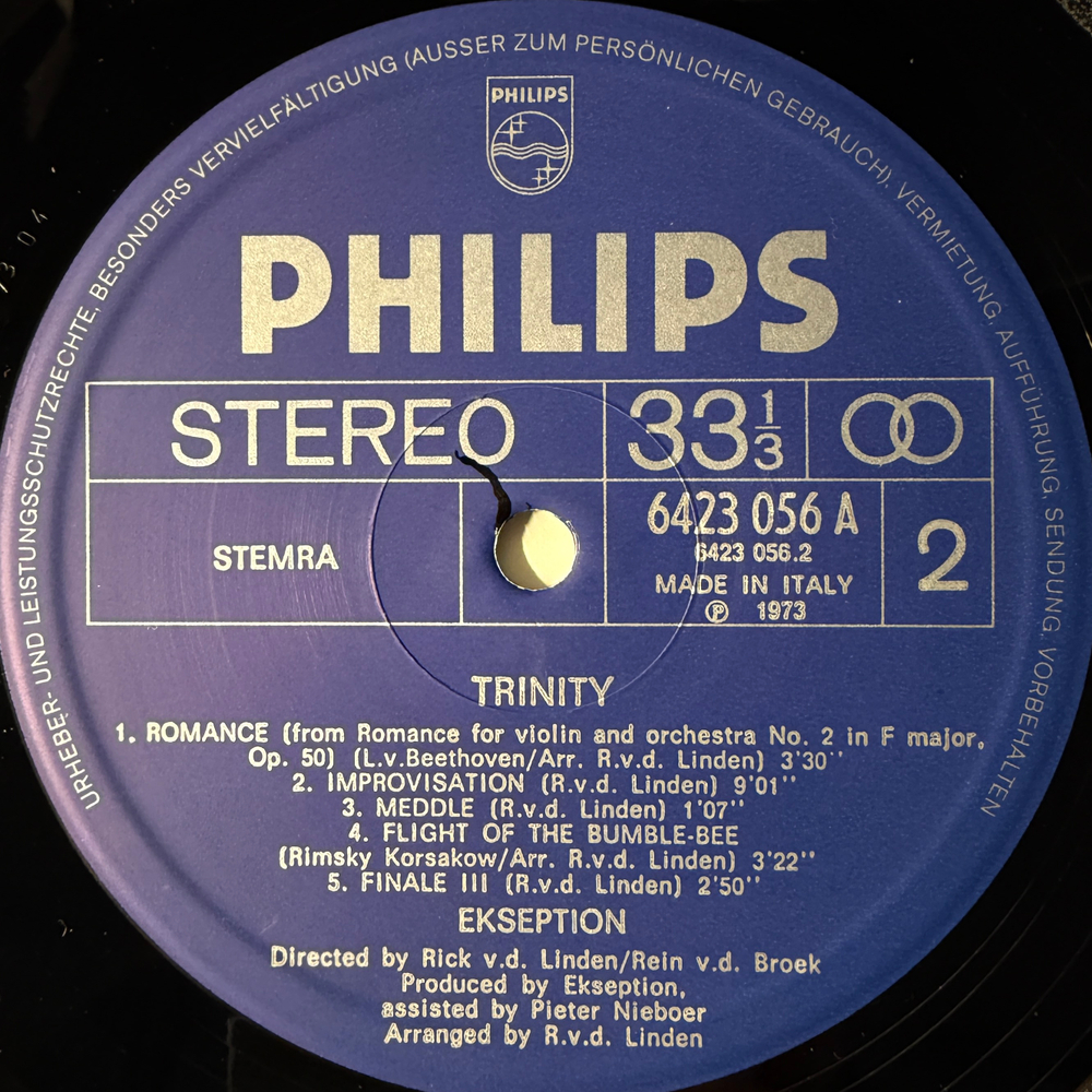 Ekseption – Trinity (Италия 1973г.) Т