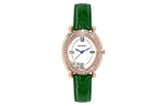 KANGOL Quartz Movement Genuine Leather Strap Watch Women"s Watch White Dial