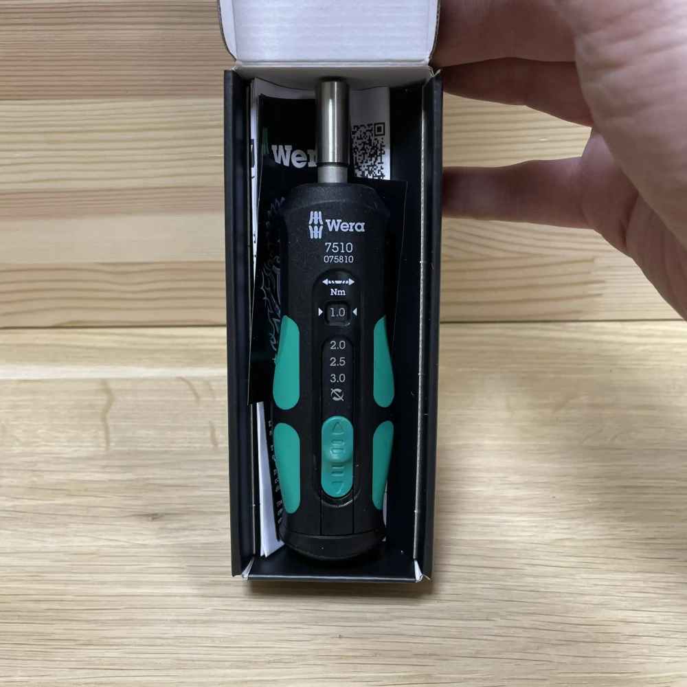 АКЦИЯ ДЕШЕВЛЕ 2026! Динамометрическая отвертка WERA Kraftform Safe-Torque Speed 7510 1-3 Нм WE-075810
