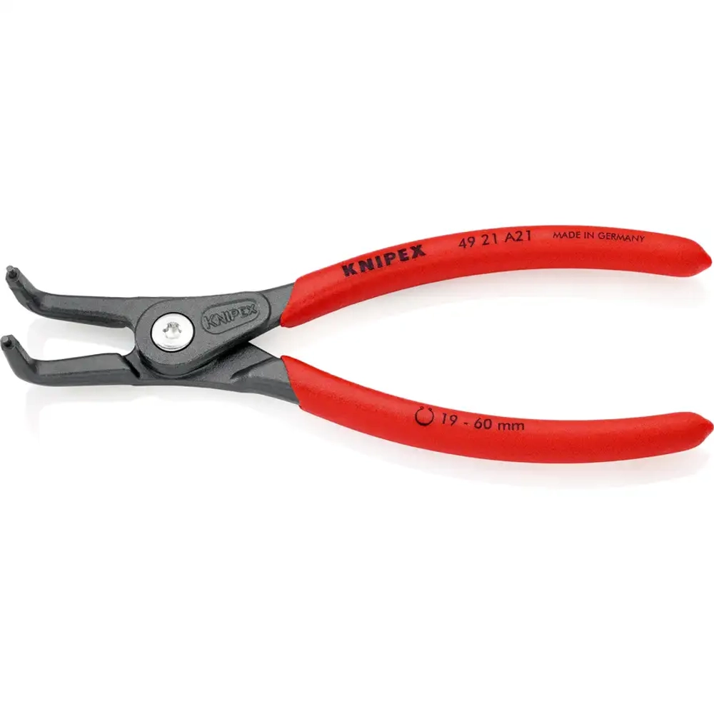 Прецизионные щипцы для стопорных колец черненая 165 мм Knipex 49 21 A21 SB
