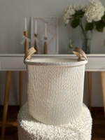 Корзина для хранения Sustainable collection, 32х28 см | молочная