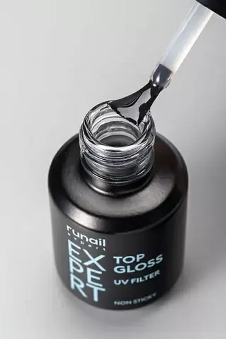 Runail Expert Топ глянцевый с УФ-фильтром Top Gloss Non Sticky Runail Expert, 18 мл