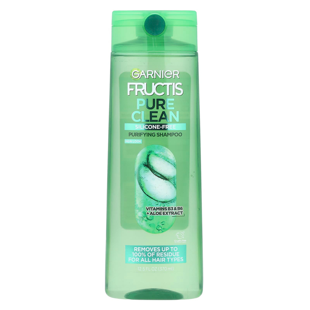 Garnier, Fructis, очищающий шампунь, для нормальных волос, безупречное очищение, 370 мл (12,5 жидк. унц.)
