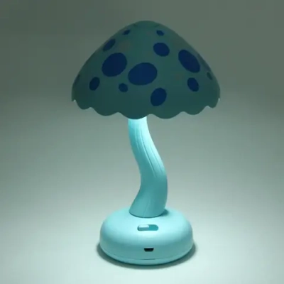 Настольная лампа «Sweet - Гриб» LED 13,2*19,5 см, USB 3w 3.7v, Голубой