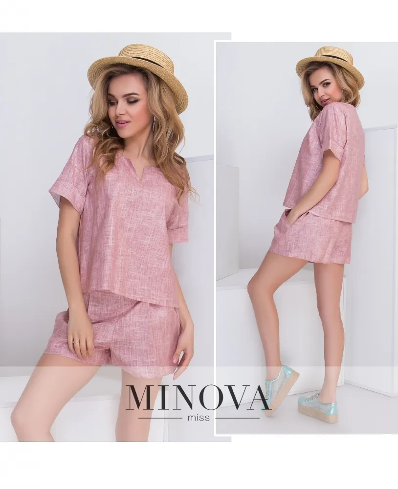 Костюм 1077-пудра Minova