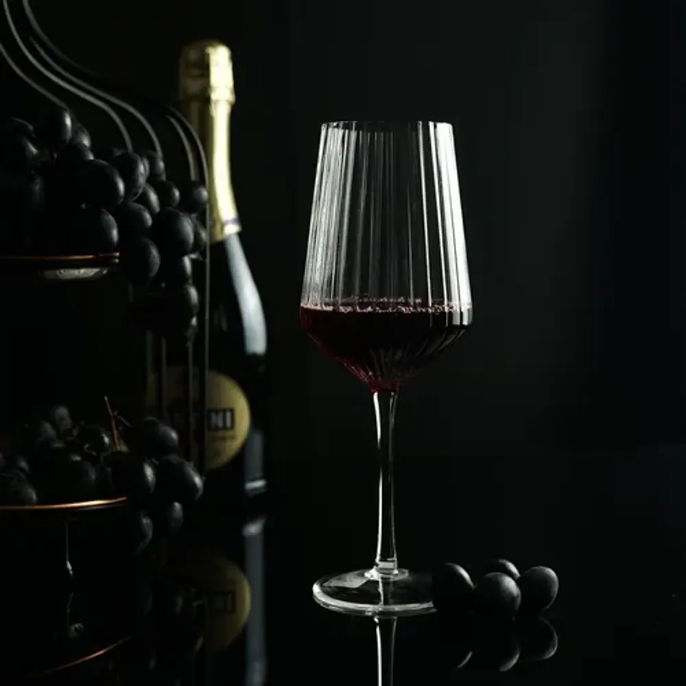 Бокал для вина 485 мл "Streak Optical" d 8,6/6,5 см h24,5 см P.L. - BarWare [6]