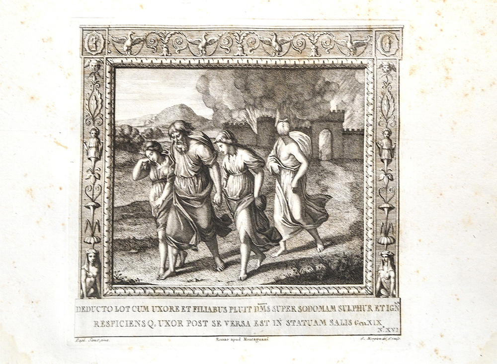 Библия Рафаэля Санти. Гравюры. 1790