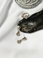 Серьги с подвесом из кристалла Swarovski