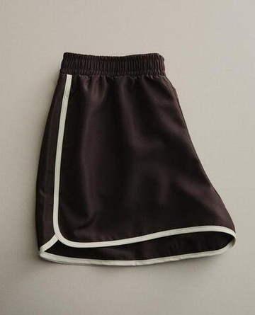 ZARA HOME СПОРТИВНЫЕ ШОРТЫ, КОРИЧНЕВЫЙ