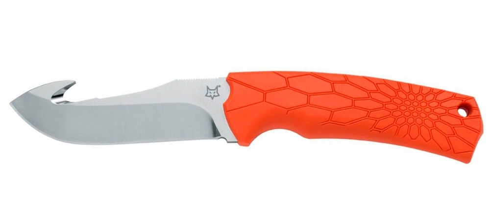 Шкуросъёмный нож скиннер Fox FX-607OR Core Skinner с крюком