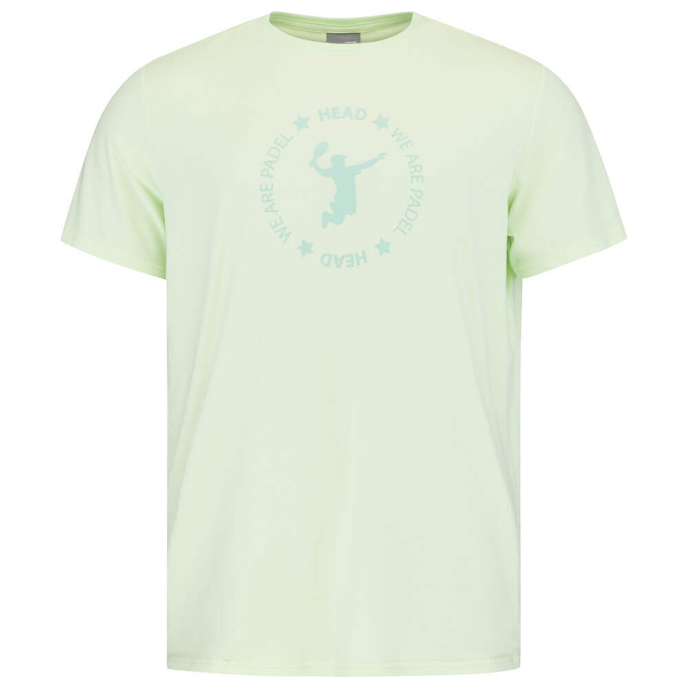Мужская теннисная футболка Head We Are Padel T-Shirt - light green