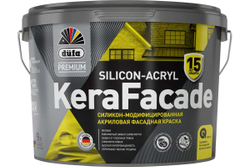 Краска фасадная акриловая силикон-модифицированная Dufa Premium Kerafacade матовая база 1 9 л
