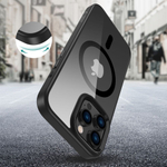 Чехол TECH-PROTECT MAGMAT Magsafe iPhone 16 PRO MAX BLACK/CLEAR