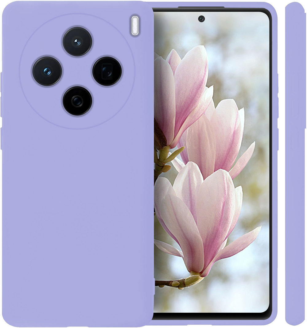 Мягкий Soft Touch чехол из силикона для VIVO X200 с бархатной подкладкой
