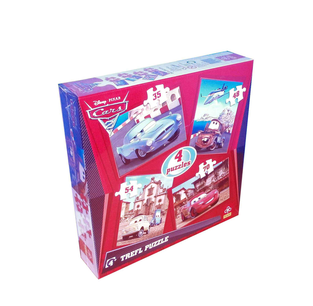 Пазлы 3в1( 20+36+50дет) Тачки 2
