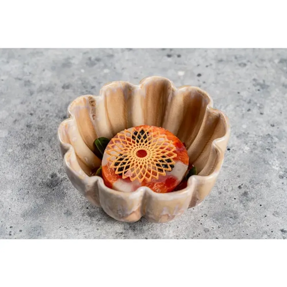 Салатник 450 мл d 14 см h7 см емкость для закусок Pearl Shell Frutti di Mare P.L. [6]