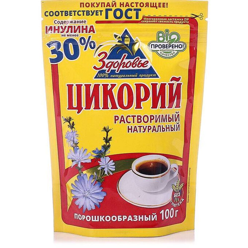 Цикорий порошок ЗДОРОВЬЕ 100грп