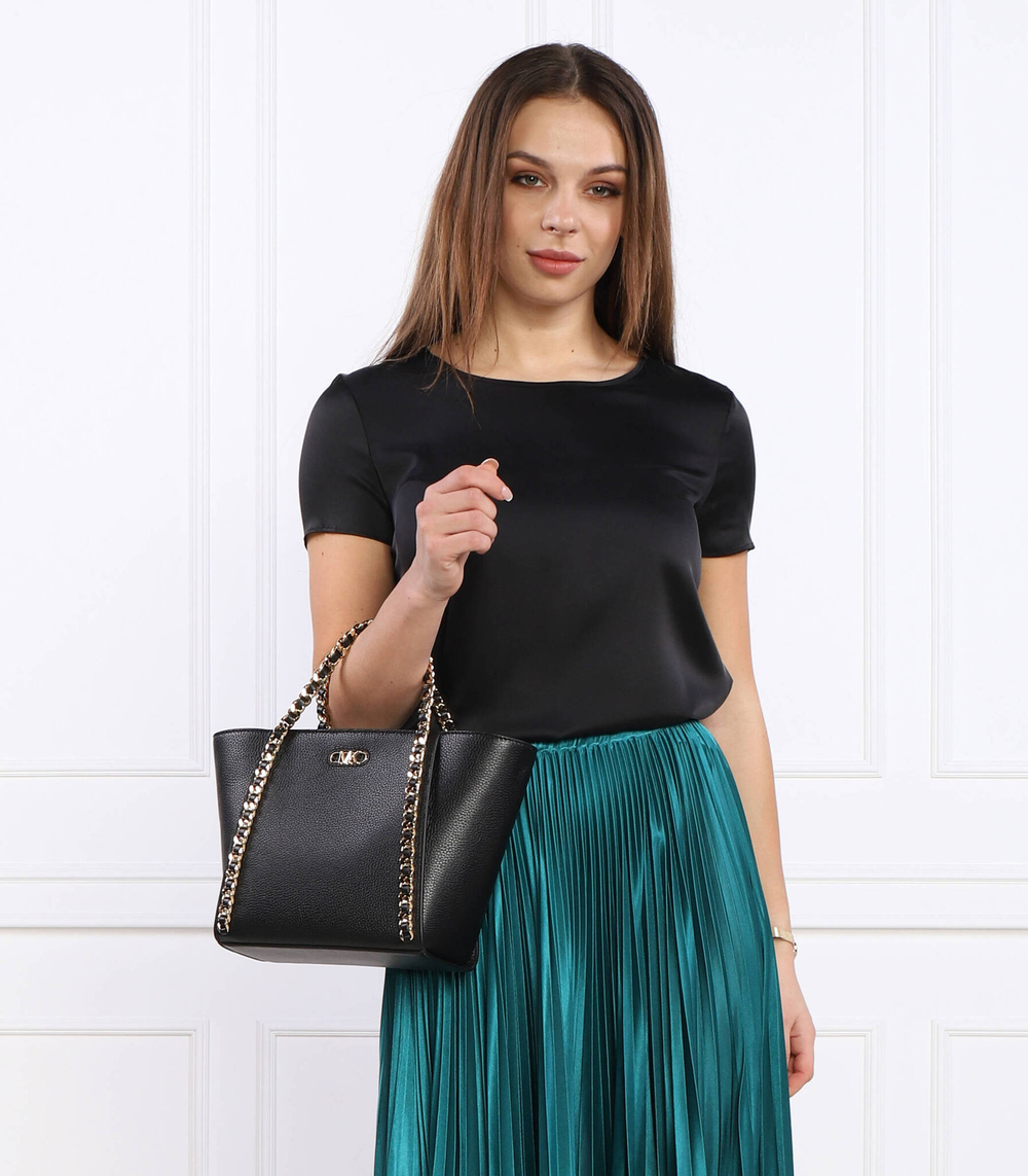 Кожаная сумка через плечо Michael Kors - черный(30S3G5WT1L)