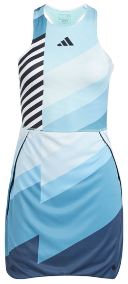 Теннисное платье Adidas Transform Dress - flash aqua/black