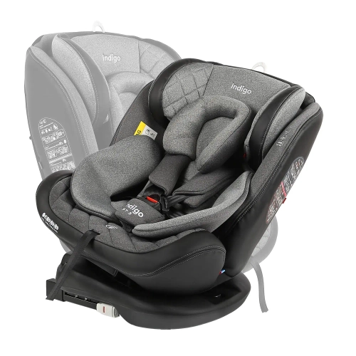 Автокресло Indigo AERO ST-3 0+1+2+3 (0-36 кг) серый