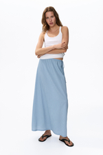 Юбка из текстурного джерси - H&M