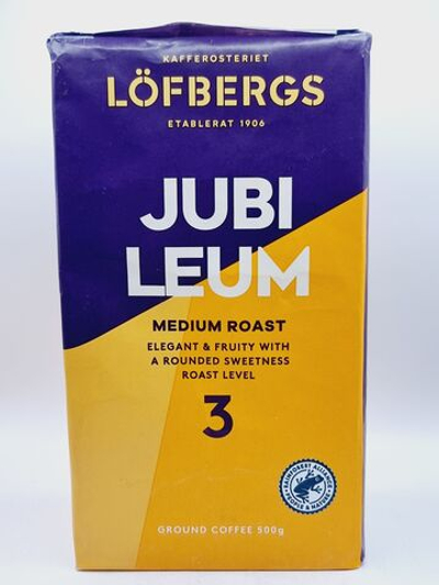 Lofbergs Кофе молотый Jubileum, арабика средней обжарки, 500 г (Швеция)
