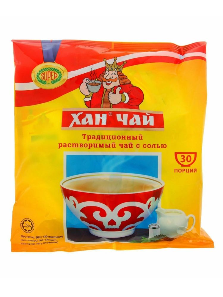 Чай Хан растворимый 3 в 1 в пакетиках 30 шт