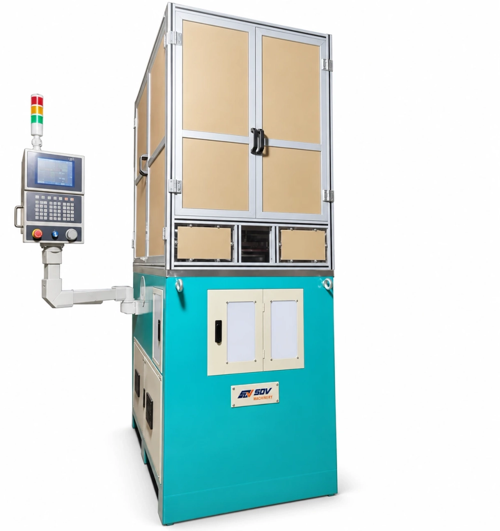 Вертикальная намоточная машина для плоской проволоки SDV-GWPLC-55