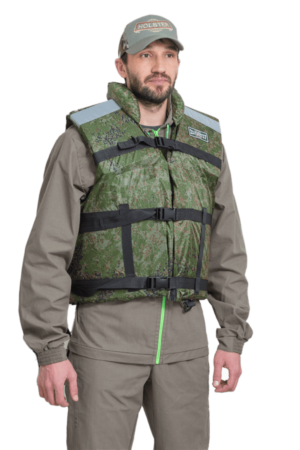 Жилет рыбацкий поддерживающий / таффета / лето