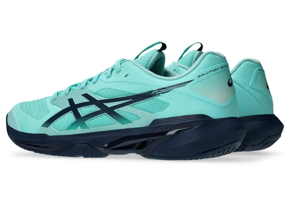 Теннисные кроссовки Asics Solution Speed FF 4 - illuminate mint/night sky