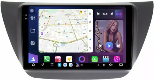 Магнитола для Mitsubishi Lancer 9 (CS), Cedia, Evolution 7-9 (CT) - FarCar S500-TS20 монитор 9.5" 2K QLED на Android 14, Быстрейшая, CarPlay, 4G SIM-слот